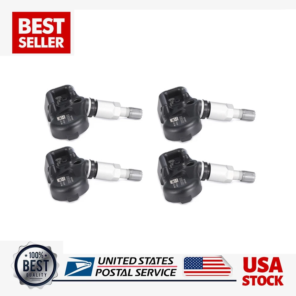 4x Sensor de presión de neumáticos TPMS OEM: 42607-33021 para Toyota Corolla Lexus EE. UU. Foto 1 de 4
