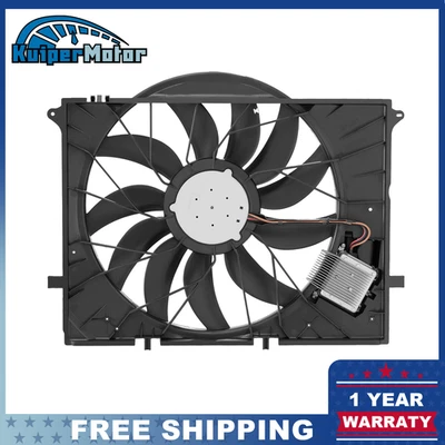 Conjunto de ventilador de refrigeración del radiador para Mercedes-Benz CL500 S430 S500 S600 2000-2006 Foto 1 de 4