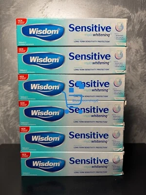 6 x  Wisdom Sensitive & Whitening Toothpaste 100ml  - Image 1 of 3