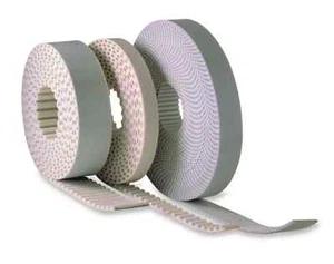 XL050 Correa de distribución de poliuretano cables de acero 0,5" ancho extremo abierto rollo hecho en EE. UU. - Imagen 1 de 1