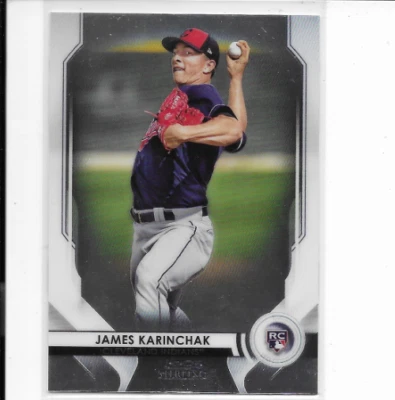 2020 Bowman Sterling Rookies #BSR61 James Karinchak Cleveland Indians - Image 1 of 2