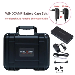 WINDCAMP Safety Box Case+Plug Sets for Elecraft KX3 Portable Shortwave Radio NEW - Afbeelding 1 van 17