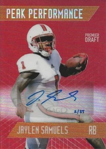 2018 SAGE HIT Jaylen Samuels AUTO #/25 Pittsburgh Steelers North Carolina SCARCE - Picture 1 of 2