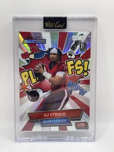 2023 Wild Card Alumination CJ Stroud Rookie /35 Excellent Condition - Picture 1 of 2