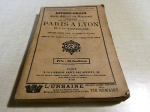 LIVRET-CHAIX PLM du 6 octobre 1911 449 pages - Afbeelding 1 van 4