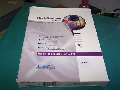 Software Intergraph Disk Access 4.1 de colección para Windows NT, en CD Foto 1 de 4