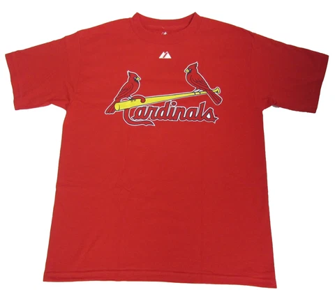 NWT Majestic Youth St. Louis Cardinals Albert Pujols #5 T-Shirt Cover