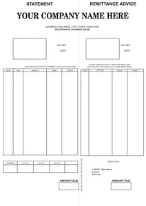50 A4 Personalised Statements - 100gsm white paper - perforated - Picture 1 of 2