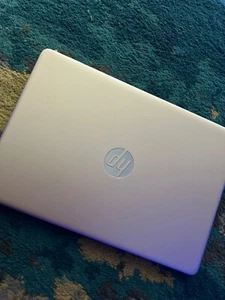 Used Rose Gold Hp Intel Celeron 14” Laptop WITH Charger - Picture 1 of 2