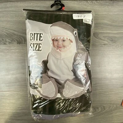 Bite Size Deluxe Shark Infant 0-6 Months Child's Halloween Dress Up Costume - Image 1 of 4