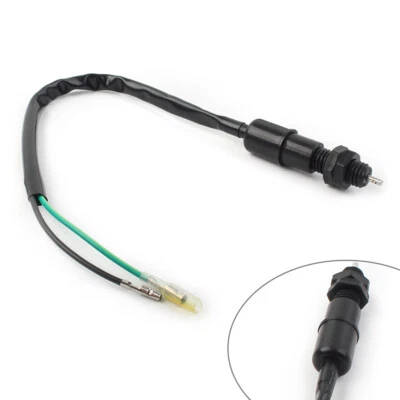 Motorcycle Rear Brake Stop Light Switch w/ Spring For Honda Yamaha ATV Kawasaki - Imagem 1 de 4