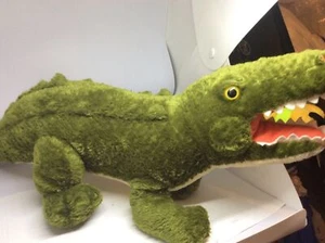 Amela Green Dinosaur Plush 22” Long - Picture 1 of 3