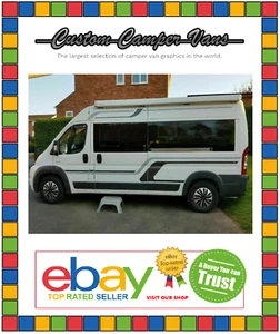 (No.839) Camper Van Graphics Motorhome Decals Caravan RV Stickers Universal Fit - Picture 1 of 9
