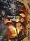 Double sided poster Batman and Robin and MIB - retro - vintage