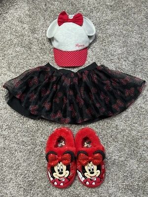 Zapatillas Minnie Mouse, Falda Tutú Tul y Sombrero a Lunares - Vestir, Halloween Foto 1 de 4