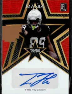 TRE TUCKER 2023 WILD CARD **GOLD** ROOKIE RC AUTO /10 !! π₯π₯ TAMPA BAY BUCS - Picture 1 of 2