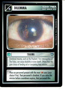 STAR TREK CCG DS9 RARE CARD TRAUMA lp - Picture 1 of 1