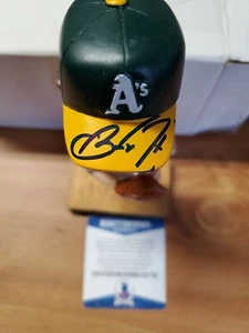 Oakland Athletics Barry Zito Autographed Bobblehead 02 Cy Young - Picture 1 of 4