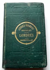 1882 LONDON GUIDE BOOK WITH MAPS STANFORD PARIS FRENCH HOTEL RESTAURANT APPENDIX - Picture 1 of 12