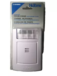 NUTONE LA-204RWH Wireless Door Chime with Strobe Light NEW SEALED -FREE SHIPPING - Picture 1 of 3