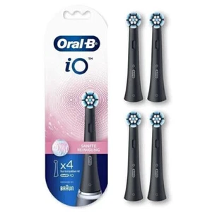 Oral B iO™ Sanfte Reinigung Black Replacement Electric Toothbrush Heads 4 PCS - Picture 1 of 8