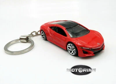 2017 '17 Nissan Acura NSX Red Car Rare Novelty Keychain 1:64 Diecast - Image 1 of 4