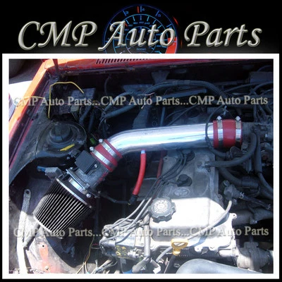KIT DE ADMISIÓN DE AIRE ROJO Y NEGRO APTO PARA TOYOTA TACOMA 1995-1999 2.4L Pre Runner DLX  Foto 1 de 2