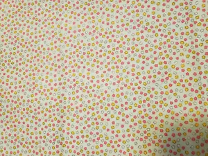 Cotton Fabric Portobello Road RJR Fabrics 42 x 1 yard Blue Mini Floral Print - Picture 1 of 4