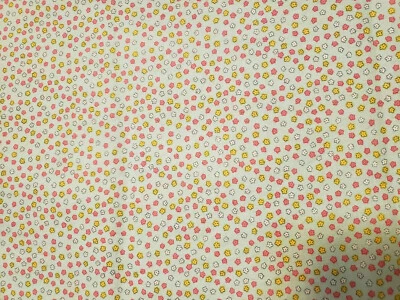 Cotton Fabric 42 x 1 yd Lt Blue Floral Print Portobello Road RJR Fabrics  - Image 1 of 4