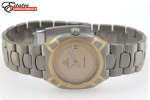Omega Seamaster Polaris Titanium and YG Gold Dial Men's Watch - Picture 1 of 9
