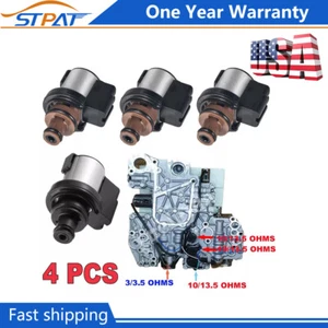 4PCS Torque Converter AWD Control & Lock-Up Solenoid For Subaru CVT TR580 TR690 - Picture 1 of 15