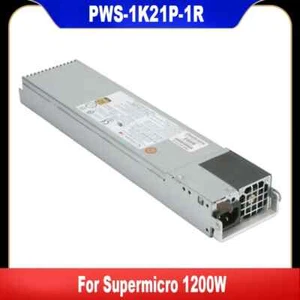 PWS-1K21P-1R Original pour Supermicro 1200W 1U Alimentation Redondante Commutation - Photo 1/5