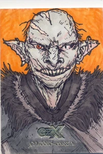 2022 Cryptozoic CZX Middle Earth Sketch Card Antonio Orc - Picture 1 of 1