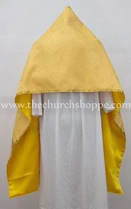 NEW YELLOW Set of 2 Roman Catholic Church VIMPS ,VIMPA - Picture 1 of 3