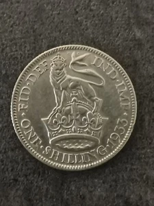 1 SHILLING 1933 ARGENT GEORGES V GRANDE BRETAGNE / GREAT BRITAIN SILVER - Picture 1 of 2