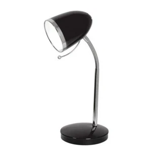Searchlight 6558BK Black & Chrome Vintage Retro Adjustable Table Desk Lamp - Picture 1 of 1