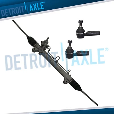 AWD Power Steering Rack Pinion Tie Rods for 2003-2006 Pontiac Vibe Toyota Matrix - Image 1 of 4