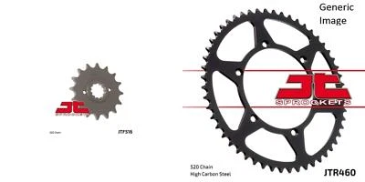 Kit de piñón delantero y trasero de acero para todoterreno KAWASAKI KLX250S 2009-2012 Foto 1 de 4