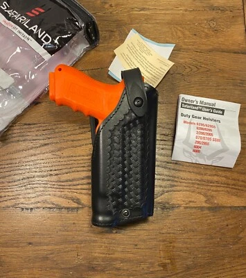 Safariland 6280 SLS Level-2 RH Basket Duty Holster GLOCK 17 22 GENS 1-4 w/ LIGHT - Image 1 of 4