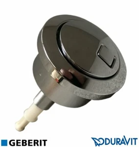 Duravit Type 280 Dual Flush Cistern Push Button Made By Geberit Chrome Finish - Picture 1 of 5