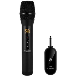 Wireless Microphone Metal Cordless Handheld Microphone with Receiver System Set - Picture 1 of 9
