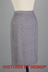 St John Strick Boucle Bleistiftrock Immergrün Ombre Größe 6 Neu mit Etikett - Bild 1 von 2