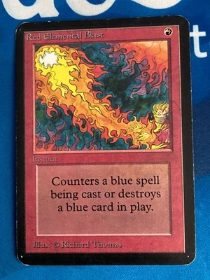MTG Alpha Red Elemental Blast moderately played Magic the Gathering - Image 1 of 2