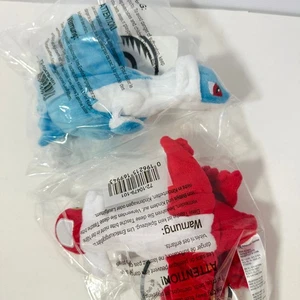 Peluche Pokemon ufficiale Latios & Latias Sitting Cuties nuovo con etichette - Foto 1 di 7