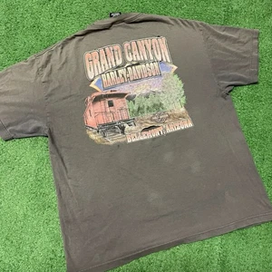 Vintage Y2K Harley Davidson Distressed& Faded  T Shirt  Grand Canyon Graphic XL - Picture 1 of 5