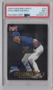 1999 FLEER DOUG MIENTKIEWICZ AUTO PSA 7 CINCINNATI REDS #161 - Picture 1 of 2
