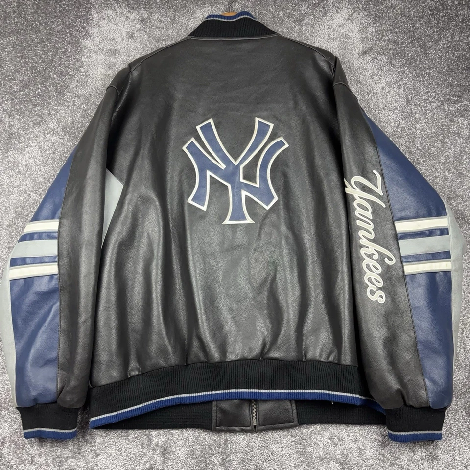 VTG New York Yankees Bomber Jacket G-III by Carl Banks MLB Men's XXL Baseball - Image 1 of 4