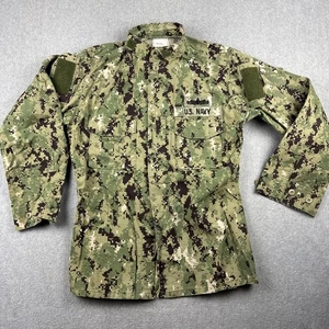 Camicetta US Navy media lunga uniforme da lavoro tipo III NUOVA CON ETICHETTE foche militare mimetica top - Foto 1 di 7