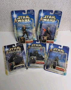 Star Wars Attack Of The Clones Lot of 5 Action Figures 2002/03 Hasbro 3.75 AOTC - Picture 1 of 17