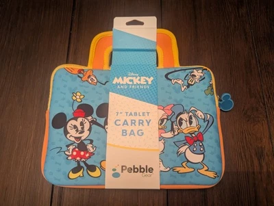 Pebble Gear DISNEY MICKEY & FRIENDS NEOPRENE 7” TABLET CARRY CASE Zippered NEW - Image 1 of 4